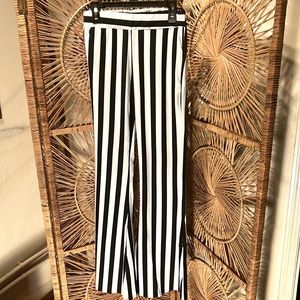 Black And White Stripe Belle Bottom’s.